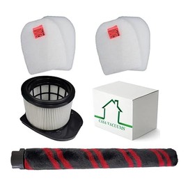 2+1 Filter Kit/Soft Brushroll For Shark Stratos Cordless Vacuum IZ862H IZ562H. Compare to XFFKIZ700 XPSMFIZ700 108FCH800