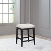 Hillsdale, Arabella Wood Backless Counter Height Stool with Tapered Legs,