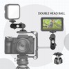 Mini Articulating Arm with Dual Ball Head 1/4in Screw Hole