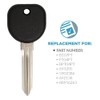 Keyless2Go New Uncut Replacement PK3 Transponder Ignition Car Key B107