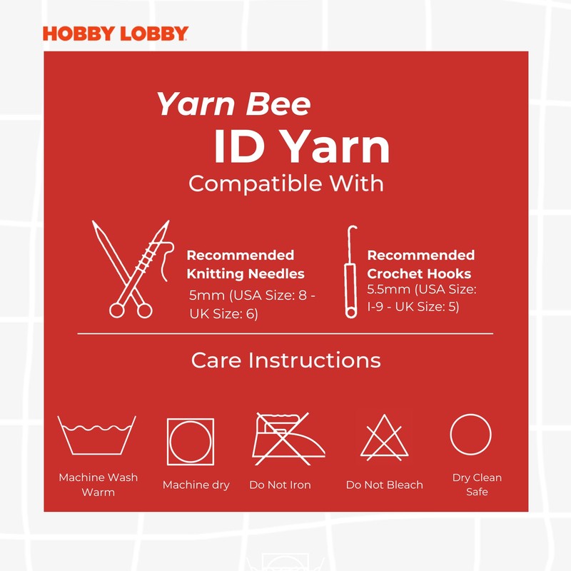 Hobby Lobby Float Along Print I Love This Yarn, 252