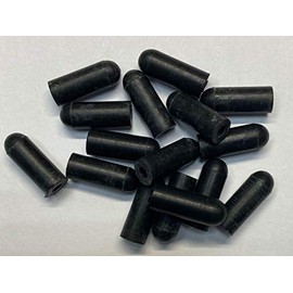 dexierp Protection Force ラウンド キャップ 1/8" 3mm (パック 50) パイプ ポスト チューブ エンド カバー用 4-40 UNC 4-48 UNF M3 ネジ ネジ プロテクター 弾性 ゴム VCH0109X050-(50 パック)