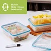 Snapware Total Solution 3-Pack (8.5-Cup) Plastic Food Storage Containers Set,