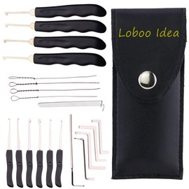 Loboo Idea 20-Pieces Broken Key Extractor Kit, Home Depot Lockpicking Tool, Removal Hooks Lockpick, Broken Key Extractor Set