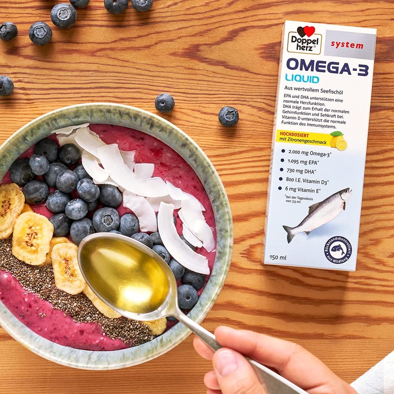 Doppelherz System Omega-3 Liquid - Heart Function + Immune System