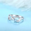 STARCHENIE Infinity Promise Ring 925 Sterling Silve Angel Wings Heart