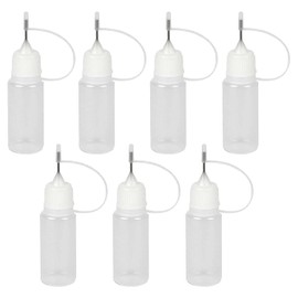Ezranova 5 pcs Applicator Bottles For Crafting And Glue Application Plastic Squeeze Bottles With Cap For Home And Travel Use Small