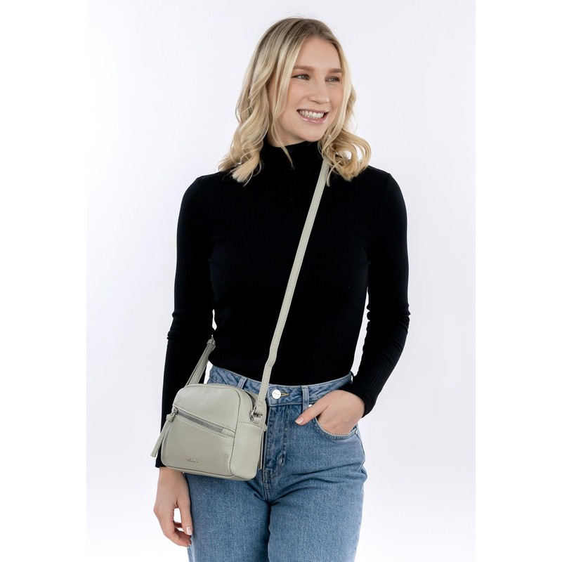 Tamaris TAS Alessia 30816 Women's Shoulder Bag Plain, Cement, Unit