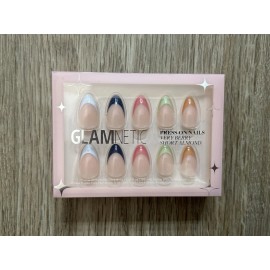 Glamnetic Very Berry Short Almond Press-On Nails New