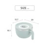 Takeda Corporation HDLNDL-GY Instant Ramen Maker with Handle, Gray, 6.2
