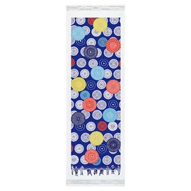 Kontex 56728-001 Contex Face Towel, Cloth Fireworkers, Blue, Approx. 13.0 x 39.4 inches (33 x 100 cm)