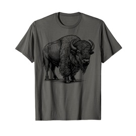 American Bison Buffalo Wildlife Animal Lovers design T-Shirt