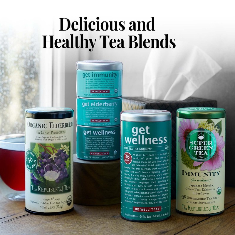 The Republic of Tea - Organic Elderberry Herbal Tea, 36