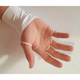 IceRays SPF 50+ UV Protection Hand Cover (1 pair), L-XL / Beige