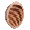 The gtrp200r-y Ventilation Grill Round Recessed, Copper, 230 mm