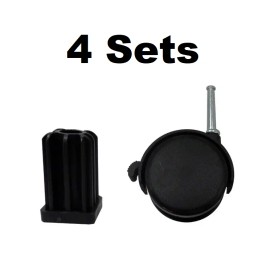 Weber (4) Weber Caster Wheel Gas Grills fits Genesis, Summit, Silver, Spirit - 99241