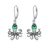 LONAGO Octopus Earrings for Women 925 Sterling Silver Ocean Theme