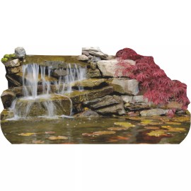 Wet Paint SP13318 WATERPROOF PLASTIC Garden Pond Rock Waterfall Prop Cutout Standee Standu
