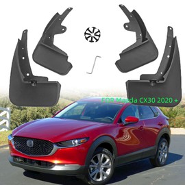 Mud Flaps Kit for 2020 2021 2022 Mazda CX30 CX-30 Accessories Mud Splash Guard Mud Flap Front and Rear 4pcs