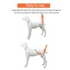 2Pcs Dog Back Legs Support Harness Soft Coral Velvet Adjustable
