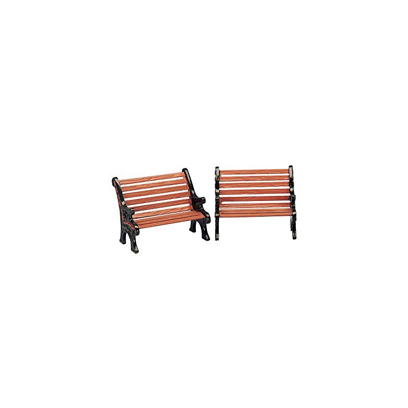 Table Accents Lemax Set of Two Park Benches