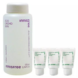 Innisfree 이니스프리 한란 스킨+(히알루론산 크림15mlx3개 추가) Innisfree Orchid Skin+ (with 3x 15ml Hyaluronic Acid Cream)