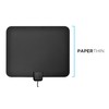 Ematic EDT201ANT Ultra-Thin Indoor HDTV Antenna with Amplifier 50-Mile Range,