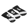 3PCS Golf Club Head Cover PU Leather Waterproof Protective Golf