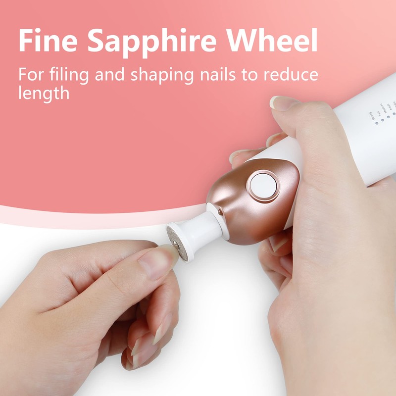 Sapphire Wheel, Nail Drill Bit for POLAMD Professional Manicure Pedicure