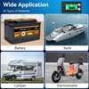 DROK Waterproof Battery Monitor 8-100V, Volt Meter Battery Capacity Tester