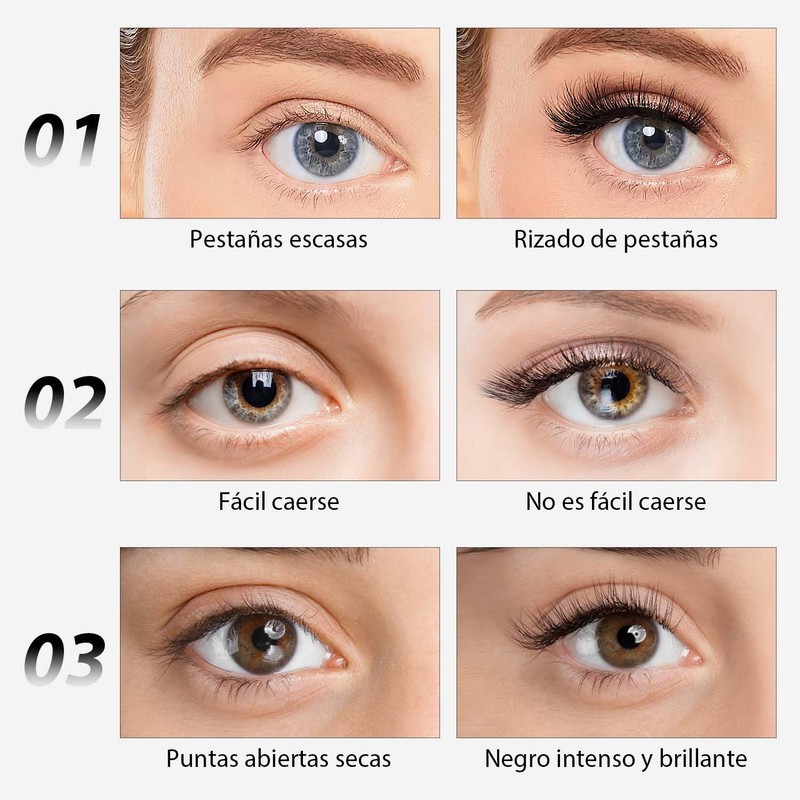 2pc Suero para el crecimiento de cejas y pestañas, cepillo