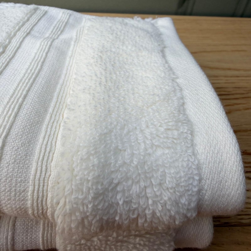 Turkish Cotton Face Cloths Pack of 2, 550 GSM, Soft