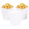 Ainmto 24PCS White Popcorn Boxes Mini Paper Popcorn Containers for