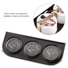 Triple Gauge Kit, 12V 52mm Stainless Steel Triple Gauge, 3