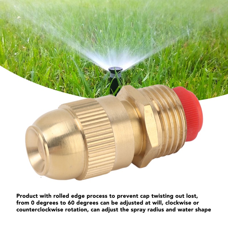 10Pcs G1/2 Male Thread Sprinkler Nozzle Garden Irrigation Water Spray