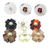 Mikinona 6Pcs Flower Hair Claw Clips for Women Claw Hair