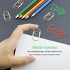 100pcs Cat Shape Paper Clips Plating Process Increased Slip Resistance