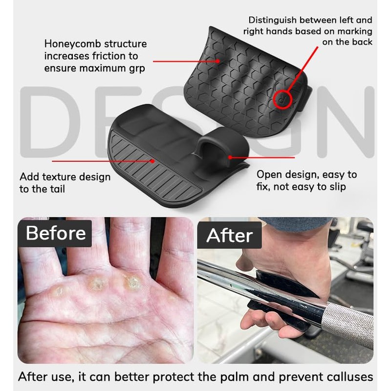 Wnddle Grips for Weight Lifting, Anti-Slip Workout Weight Lifting Grips,