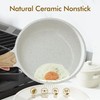 SENSARTE Nonstick Ceramic Frying Pan Skillet, 8-Inch Omelet Pan, Healthy