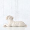 Willow Tree Love My Dog Small Lying Figurine