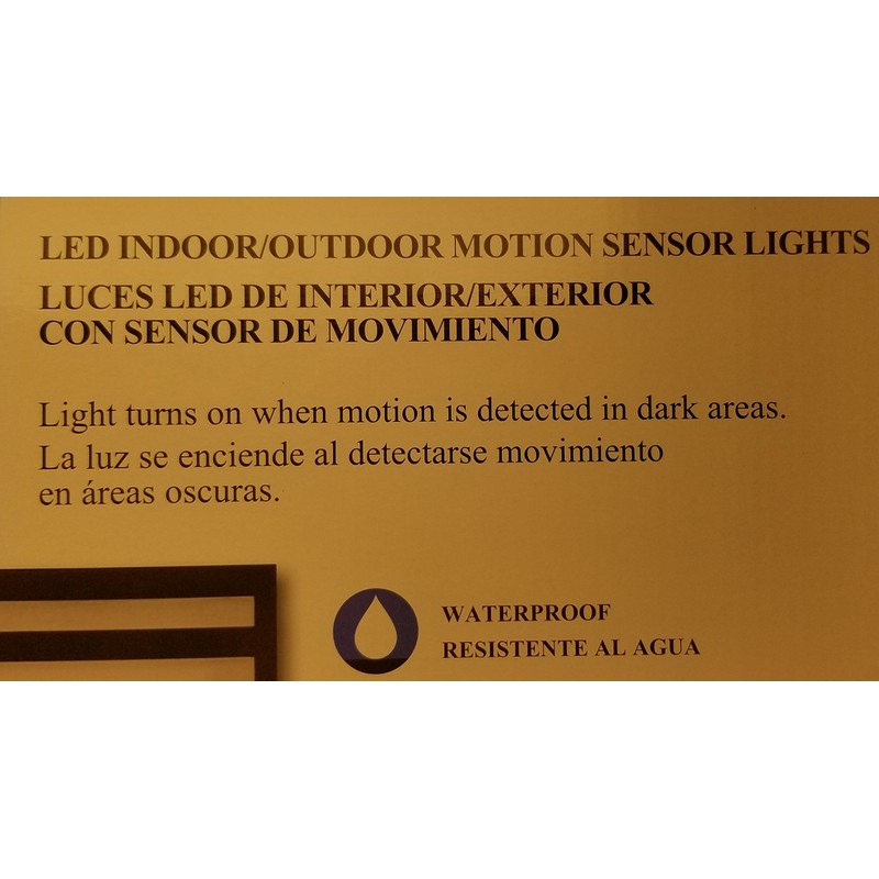 Motion Sensor LED Indoor/Outdoor Lights (Pack of 3)