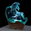 Desktop Sea Wave Decoration Delicate Resin Lamp Night Light for