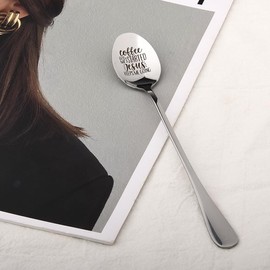 Coffee Spoon Gifts for Christian Friend Christmas Xmas Gifts for Daughter Son Coffee Lovers Gifts for Girlfriend Boyfriend Birthday Gifts for Wife Husband Christian Gifts for Grandpa Grandma
