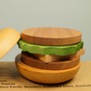 Hamburger Coaster Set Heat Insulation Cute Exquisite Wood Drink Coasters