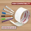 XFasten Dry Erase Tape White 2-Inch x 30-Feet Zero Smudging