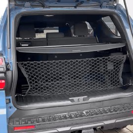 for 2025 2026 Toyota 4Runner Rear Trunk Cargo Net Stretchable Organizer Elastic Mesh Net Compatible with Toyota 4Runner 2025 Accessories 2026