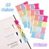 RuiChy 120pcs Sticky Index Tabs, Writable Sticky Notes Flags Blank