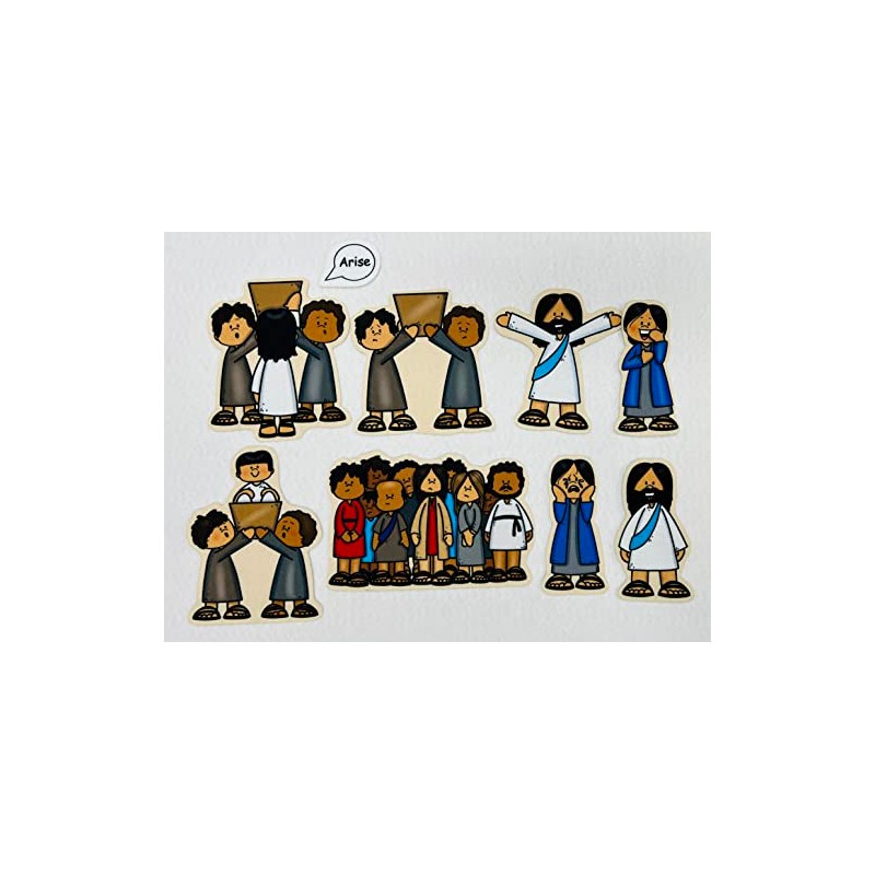 Jesus Raises Widow's Son Felt Bible Story for Flannnel Boards