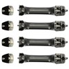 KUAFU Exterior Door Handles Compatible with 2006-2010 Hummer H3, 2009-2010
