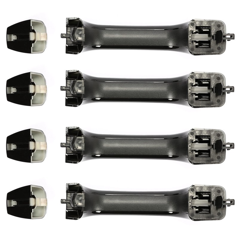 KUAFU Exterior Door Handles Compatible with 2006-2010 Hummer H3, 2009-2010